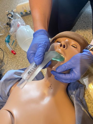 Anlage einer Supraglottischen Atemwegshilfe